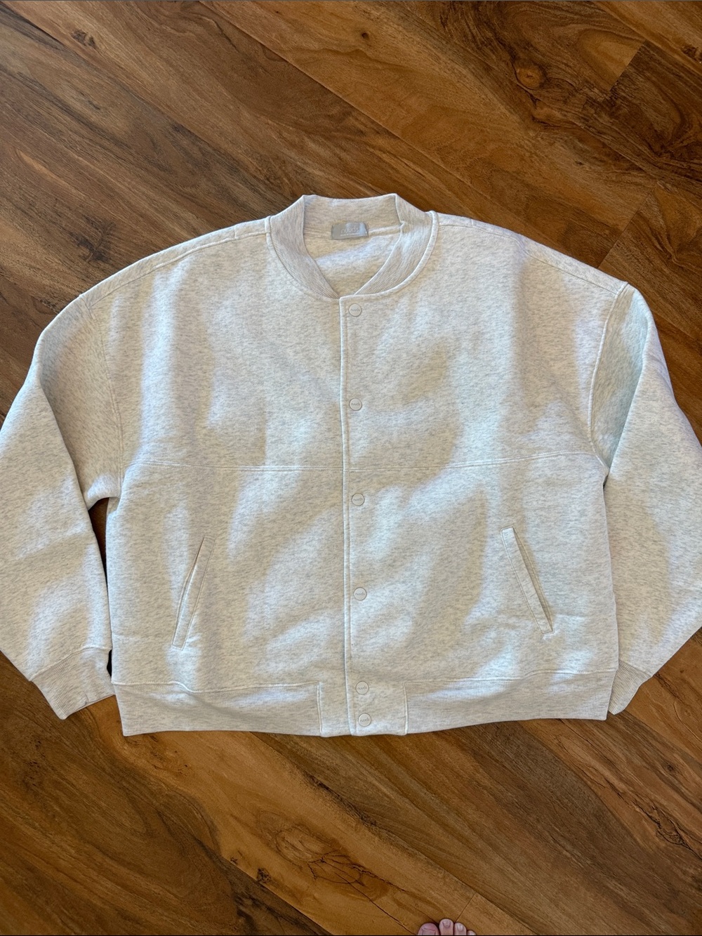 nuuds Alumni Jacket Light Heather Gray - Size M